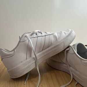 Adidas White Platform Sneakers